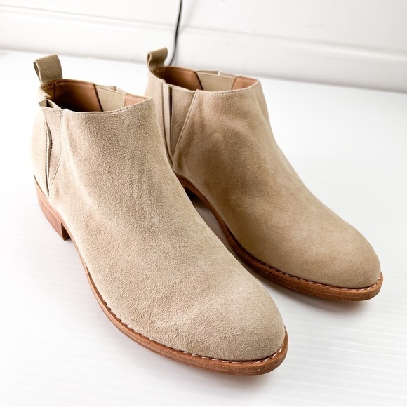 FORTRESS OF INCA Ankle Boots Womens 7 Daniela Smoke Suede Pull On Booties - Picture 3 of 12